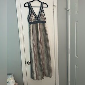 THML Multicolor Striped Maxi Dress